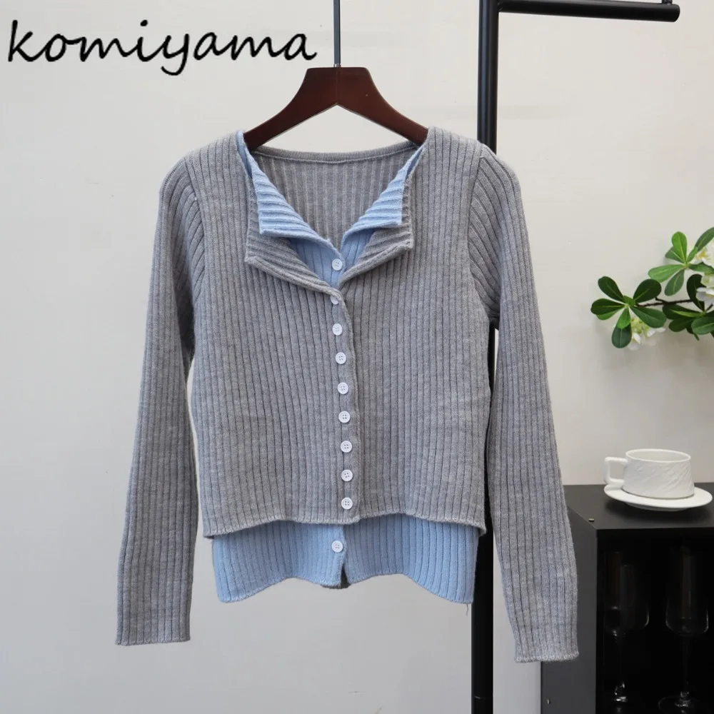 Поддельные куртки из двух предметов Casaco с контрастной вязкой Chaquetas De Mujer, осенняя новинка Jaqueta Feminina, женские куртки
Поддельные куртки из двух предметов Casaco с контрастной вязкой Chaquetas De Mujer, осенняя новинка Jaqueta Feminina, женские куртки