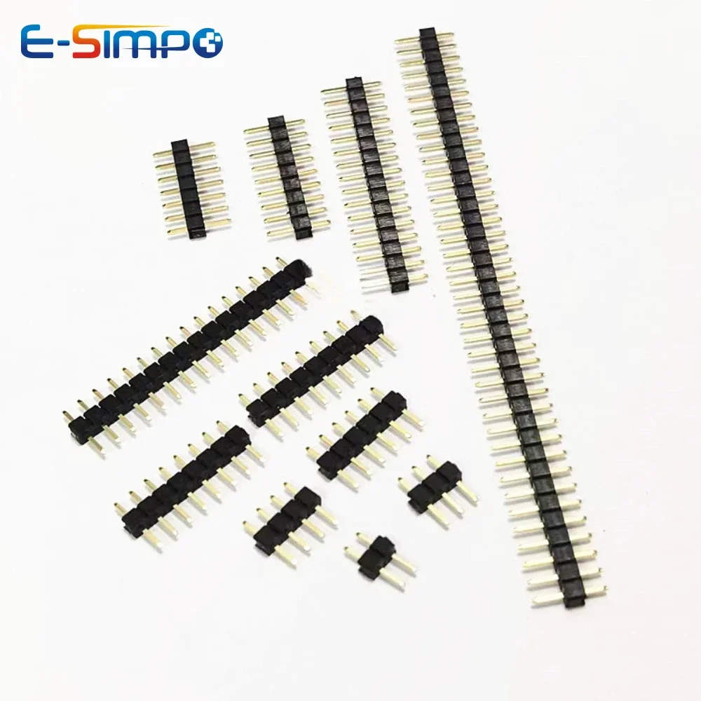 100pcs 2.54mm Male Pin Header L7.5/8.5mm 1x2/3/4/5/6P Straight Single Row Single Plastic 0.8U Gold PCB Connector
100pcs 2.54mm Male Pin Header L7.5/8.5mm 1x2/3/4/5/6P Straight Single Row Single Plastic 0.8U Gold PCB Connector