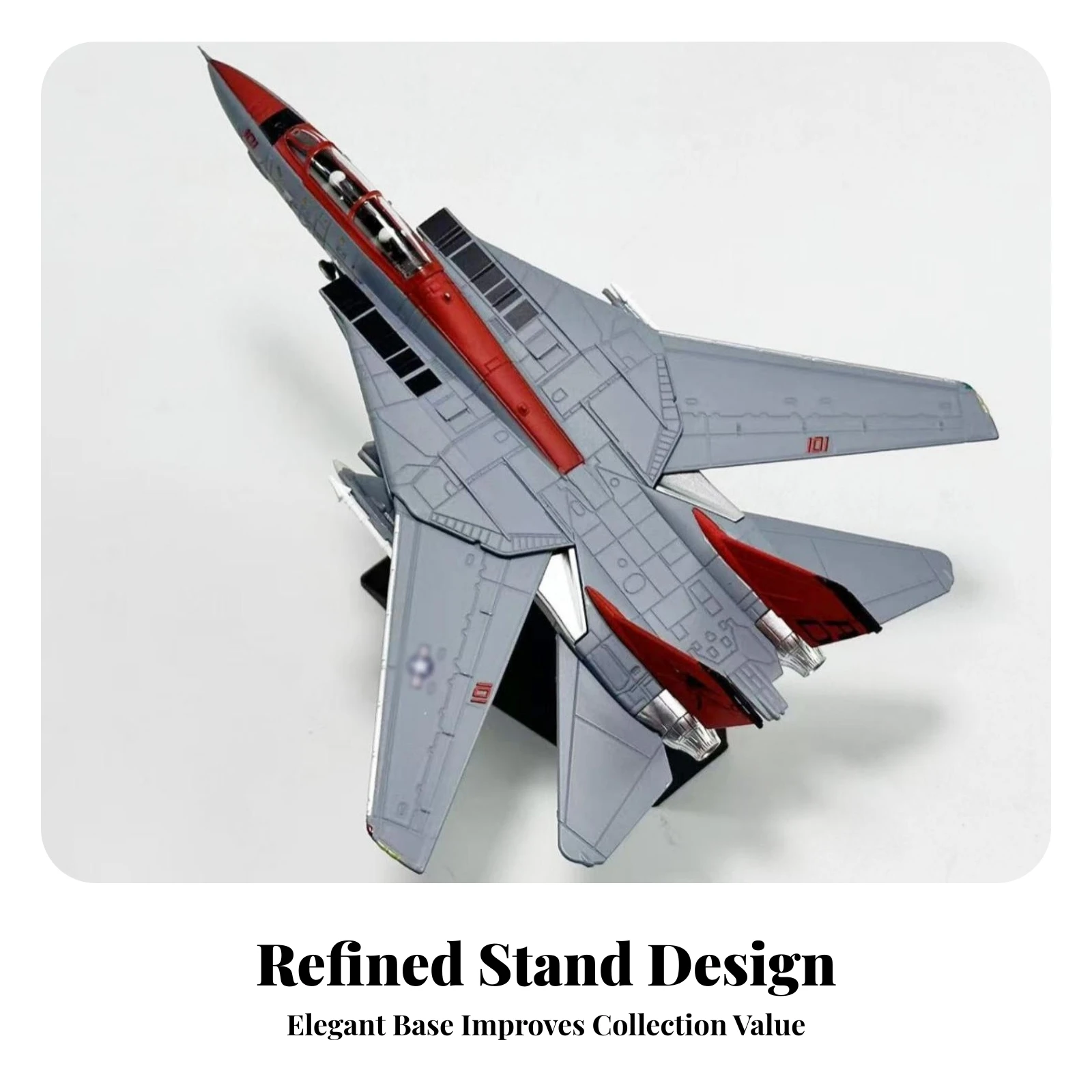 F-14 Display Model Alloy Aircraft Ornament
F-14 Display Model Alloy Aircraft Ornament