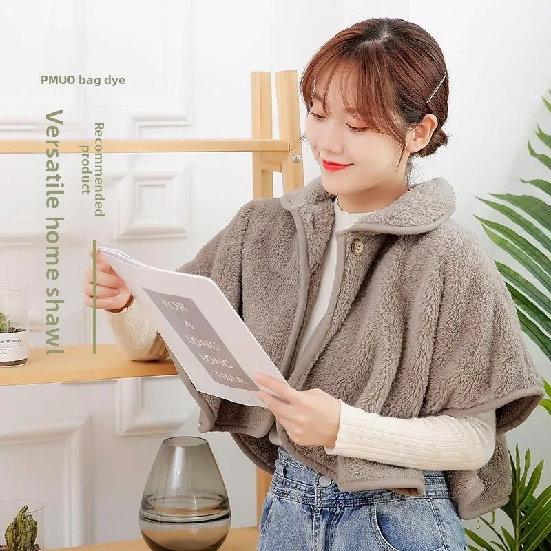 Warm Autumn Winter Shoulder Shawl Air Conditioned Room Fur Shawl Shoulder Back Protection Home Clothes Yangjing Brand
Warm Autumn Winter Shoulder Shawl Air Conditioned Room Fur Shawl Shoulder Back Protection Home Clothes Yangjing Brand
