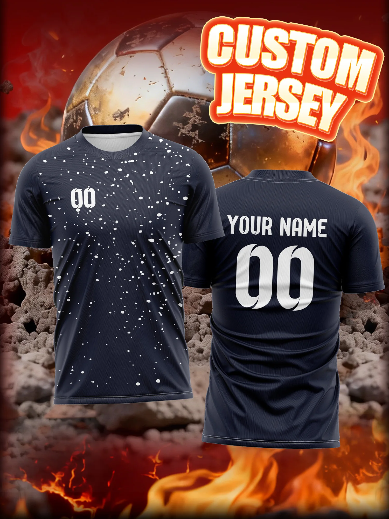 Custom Photo Name Number Soccer Jersey Stable Quality Consistent Standard Long Use Top
Custom Photo Name Number Soccer Jersey Stable Quality Consistent Standard Long Use Top