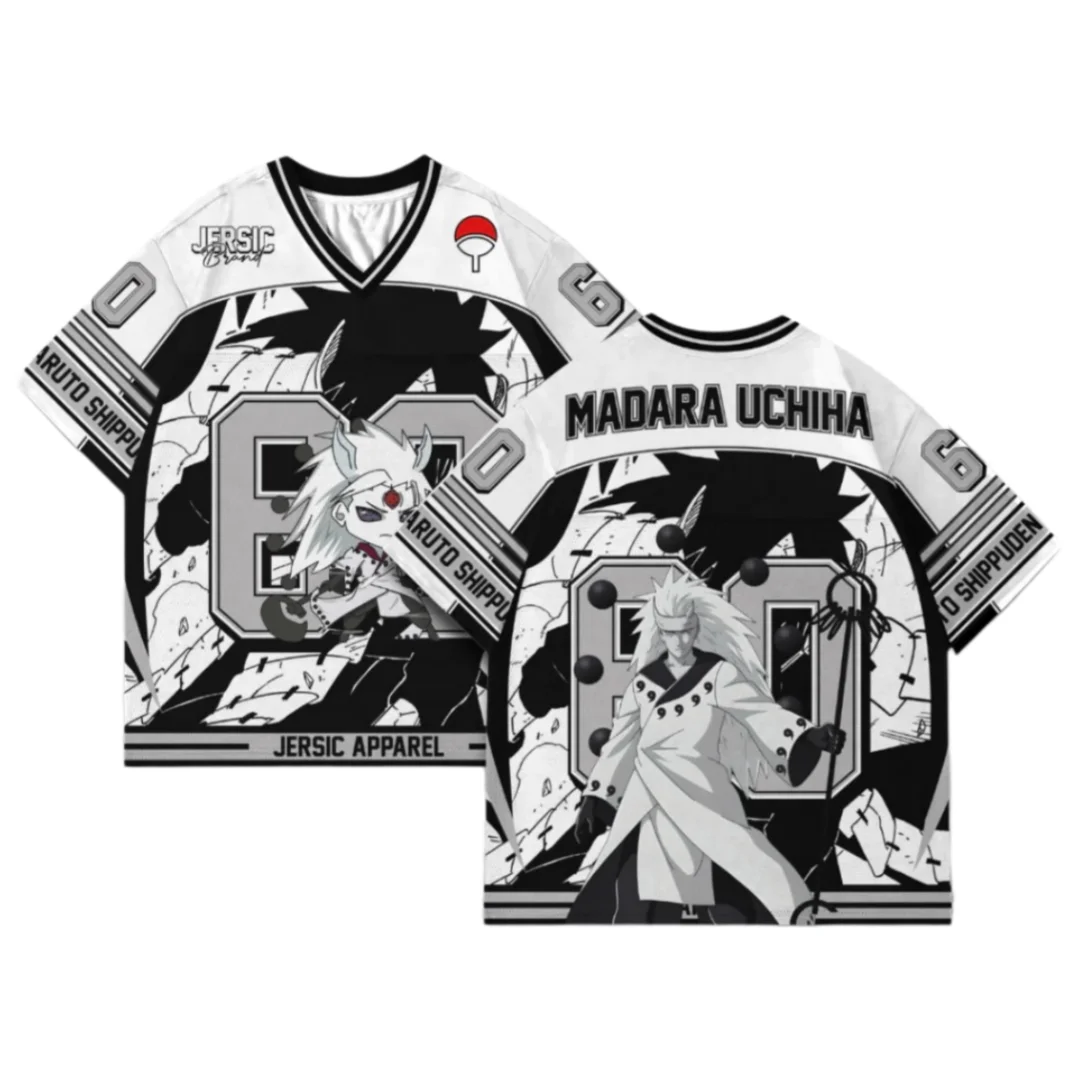 Naruto Madara Uchiha Anime Print Football Jersey Family Summer Adults Kids Athleisure T-Shirt Breathable Quick Dry Streetwear
Naruto Madara Uchiha Anime Print Football Jersey Family Summer Adults Kids Athleisure T-Shirt Breathable Quick Dry Streetwear