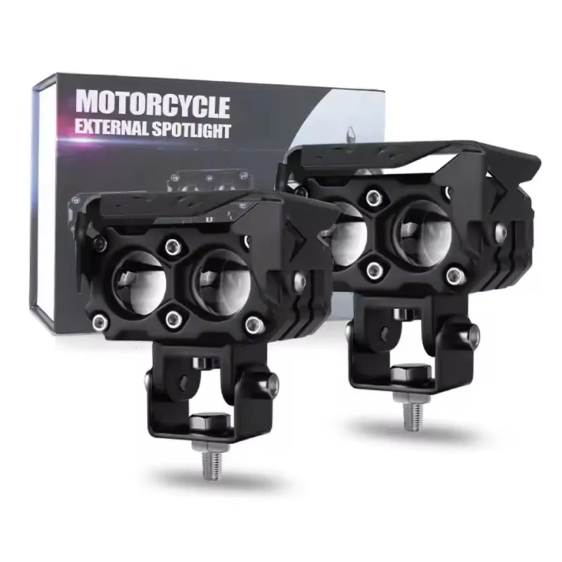 2/1PCS LED Motorcycle Spotlights Headlights Dual Colors Moto Bike Fog DRLs Headlamp Offroad Work Drive for Car ATV Jeeps SUV
2/1PCS LED Motorcycle Spotlights Headlights Dual Colors Moto Bike Fog DRLs Headlamp Offroad Work Drive for Car ATV Jeeps SUV