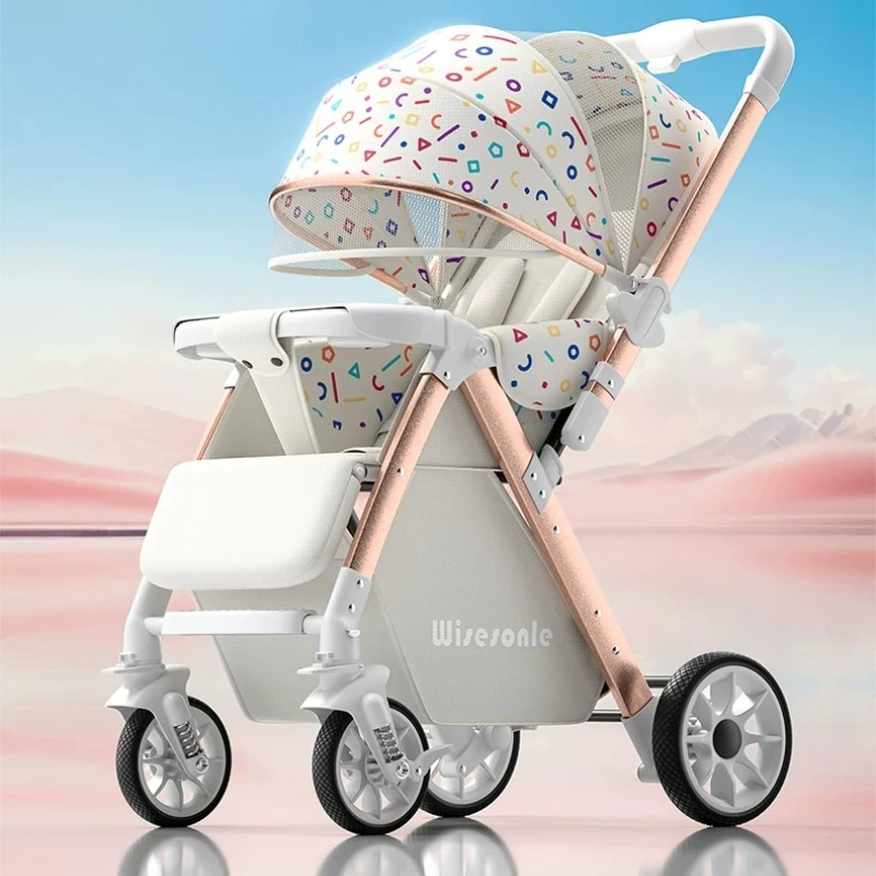 Lightweight Baby Stroller, High Landscape Stroller,can Sit or Lie Down Two-way Travel Stroller , Suitable for Aged 0-5 Years Old
Lightweight Baby Stroller, High Landscape Stroller,can Sit or Lie Down Two-way Travel Stroller , Suitable for Aged 0-5 Years Old