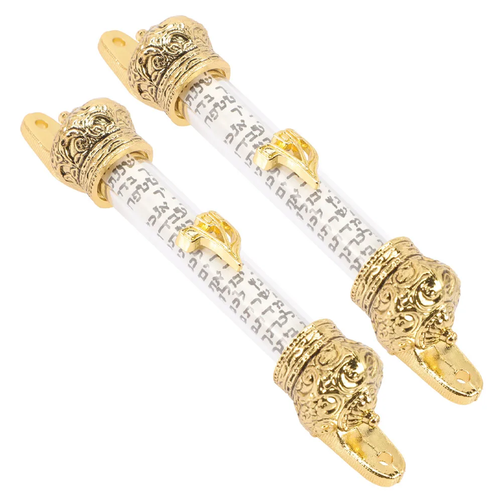 2pcs Jewish Door Mezuzah Crown Metal Religious Gifts Home Blessing Door Side Delicate Mezuzah Jewish Decoration
2pcs Jewish Door Mezuzah Crown Metal Religious Gifts Home Blessing Door Side Delicate Mezuzah Jewish Decoration