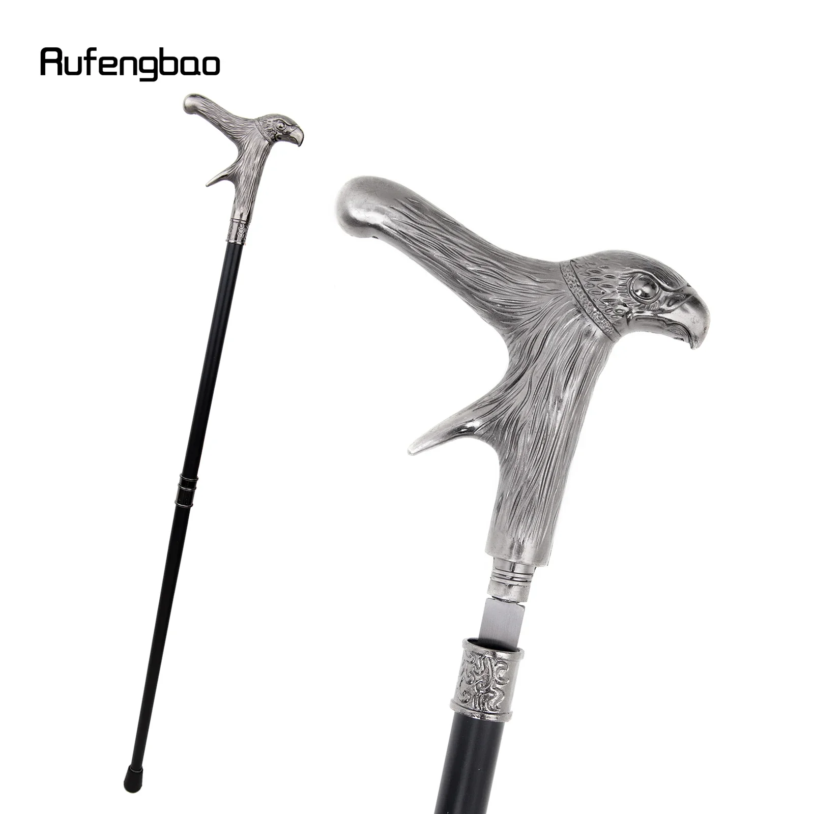 Hawk Eagle Walking Stick with Hidden Plate Self Defense Fashion Cane Plate Halloween Cosplay Crosier Vampire Stick 93cm
Hawk Eagle Walking Stick with Hidden Plate Self Defense Fashion Cane Plate Halloween Cosplay Crosier Vampire Stick 93cm