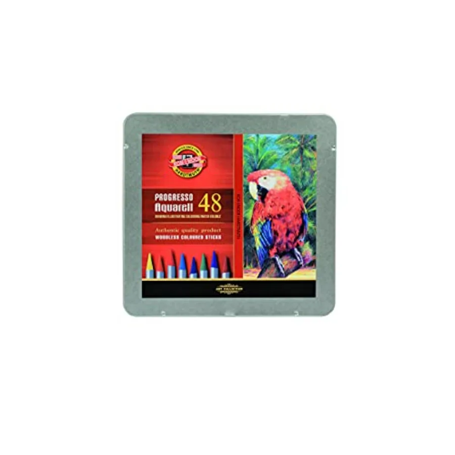Progresso Woodless Aquarell Coloured Pencils Set of 48 Art Supplies for Drawing Painting Watercolor Effects on Paper
Progresso Woodless Aquarell Coloured Pencils Set of 48 Art Supplies for Drawing Painting Watercolor Effects on Paper