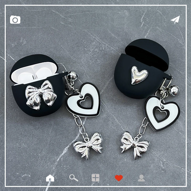 Cute Love Case For Haylou X1 Neo case W1 / X1 Silicone Earphone Cover Luxury Plating Bow Keychain Case
Cute Love Case For Haylou X1 Neo case W1 / X1 Silicone Earphone Cover Luxury Plating Bow Keychain Case