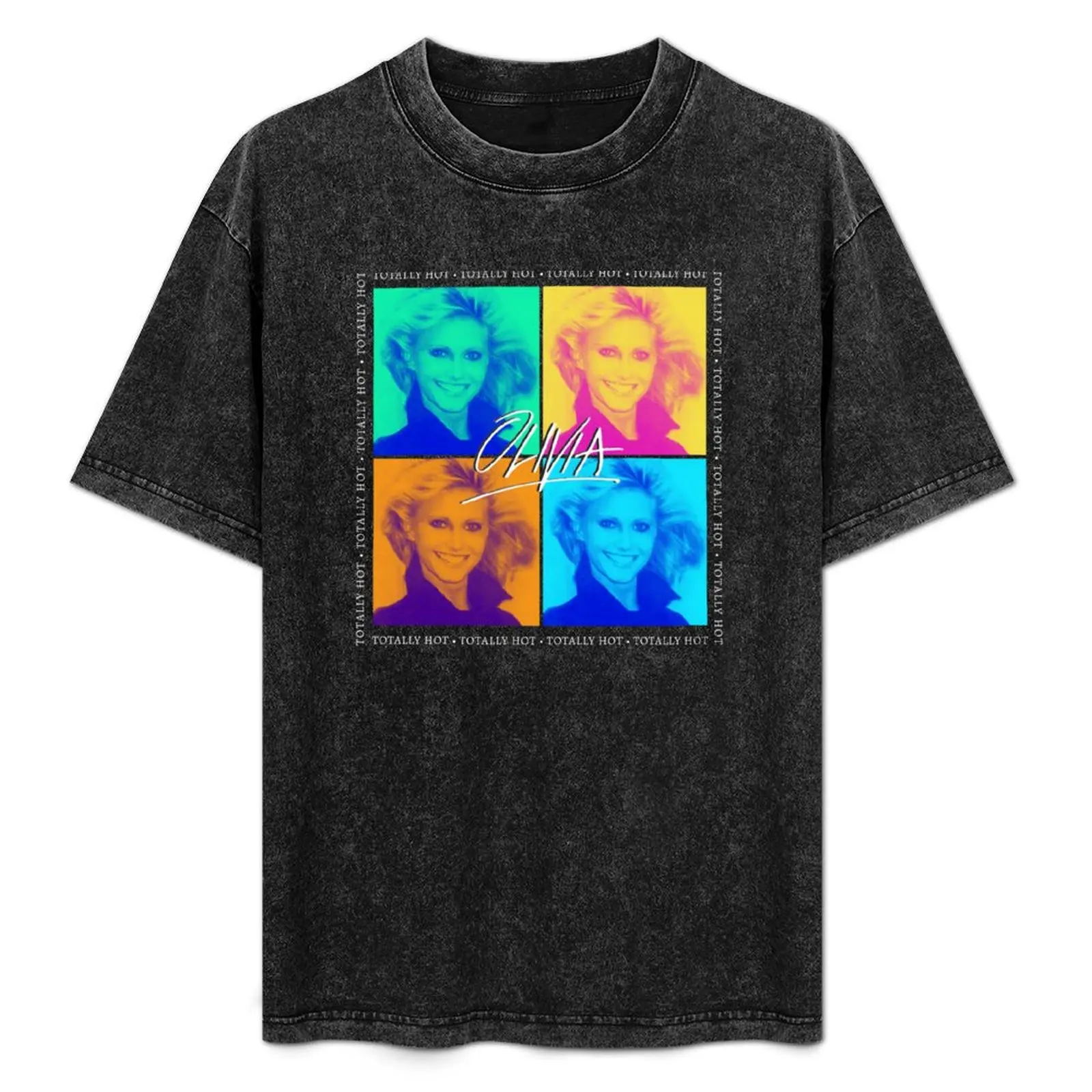 Copy of Olivia Newton-John Totally Hot Pop Art - White Type T-Shirt Classic Crew Neck Cotton T-Shirt
Copy of Olivia Newton-John Totally Hot Pop Art - White Type T-Shirt Classic Crew Neck Cotton T-Shirt