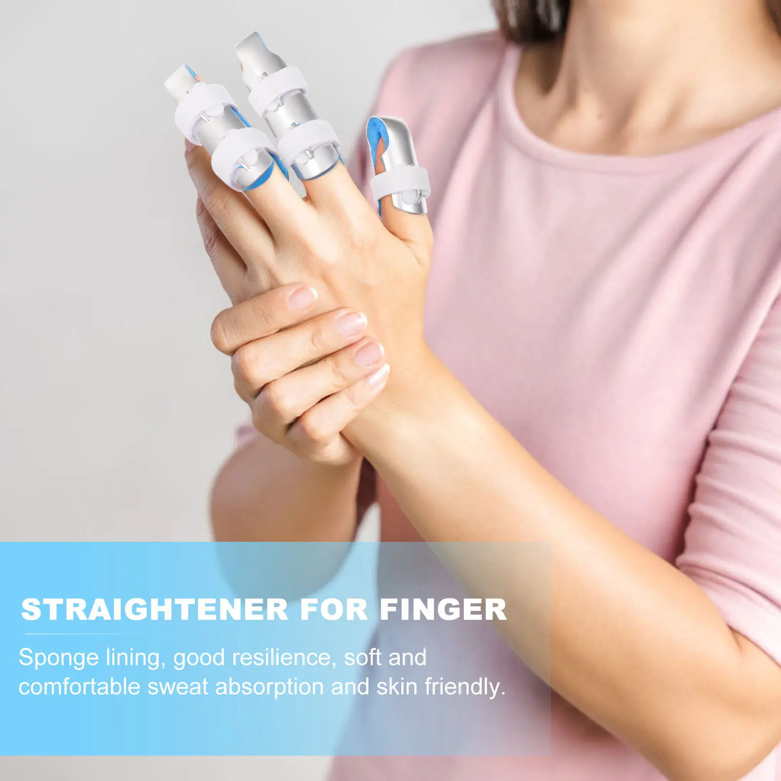 3Pcs Protective Cover for Fingers Soft Sponge Padding Secure Fit Supports Thumb and Finger Joints during Healing Process
3Pcs Protective Cover for Fingers Soft Sponge Padding Secure Fit Supports Thumb and Finger Joints during Healing Process