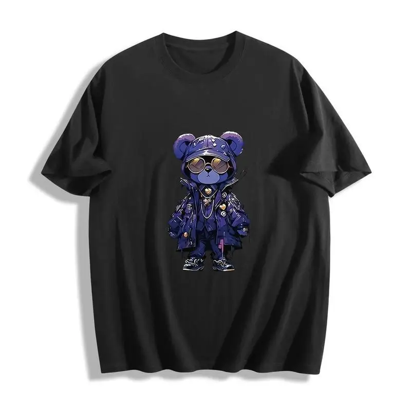 Vintage Blue Bear T-Shirt Oversized Hip Hop Bear Graphic Tee Streetwear Y2K Aesthetic Top Gift for Men and Women
Vintage Blue Bear T-Shirt Oversized Hip Hop Bear Graphic Tee Streetwear Y2K Aesthetic Top Gift for Men and Women