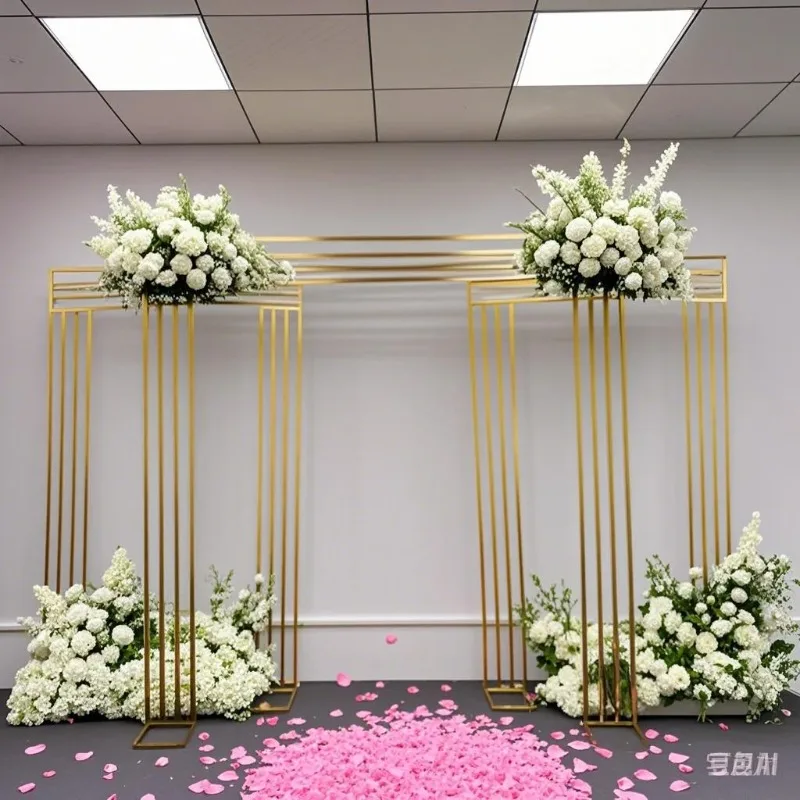 Shiny Square Screen Backdrop Shelf Wedding Arch Gold-plated Geometry Flower Door Stand Artificial Floral Decor Frame
Shiny Square Screen Backdrop Shelf Wedding Arch Gold-plated Geometry Flower Door Stand Artificial Floral Decor Frame