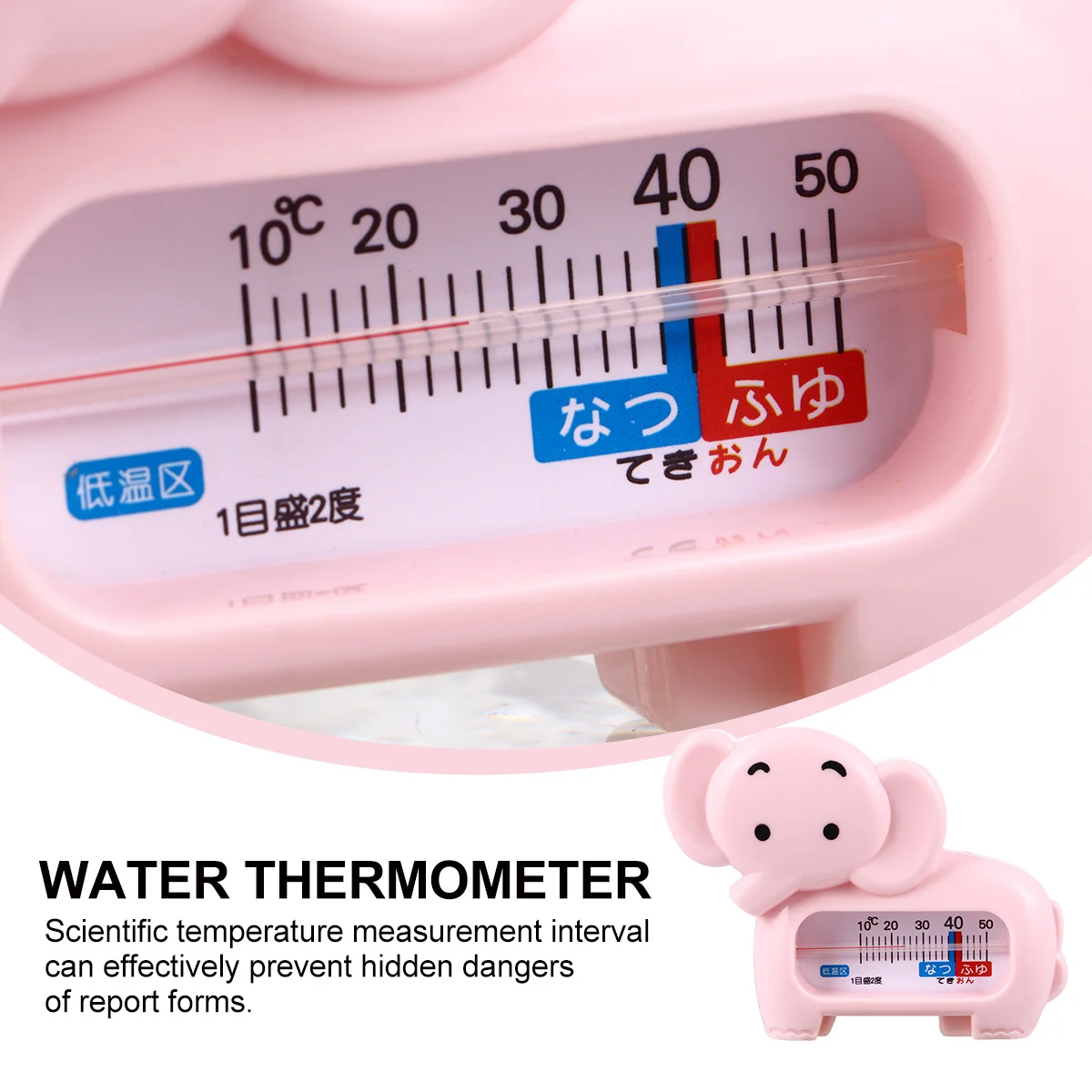 2Pcs Bath Thermometer ABS Material Safe Temperature Sensing Quick Accurate Measurement Water Thermometer
2Pcs Bath Thermometer ABS Material Safe Temperature Sensing Quick Accurate Measurement Water Thermometer