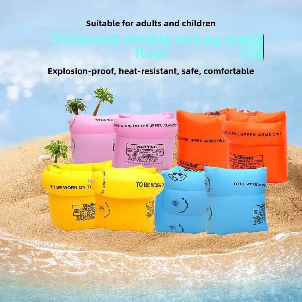 Thickened PVC Inflatable Swim Arm Rings Double Air Chamber Safety Arm Bands Floating Sleeves for Kids Adult Pool Beach Water Fun
Thickened PVC Inflatable Swim Arm Rings Double Air Chamber Safety Arm Bands Floating Sleeves for Kids Adult Pool Beach Water Fun