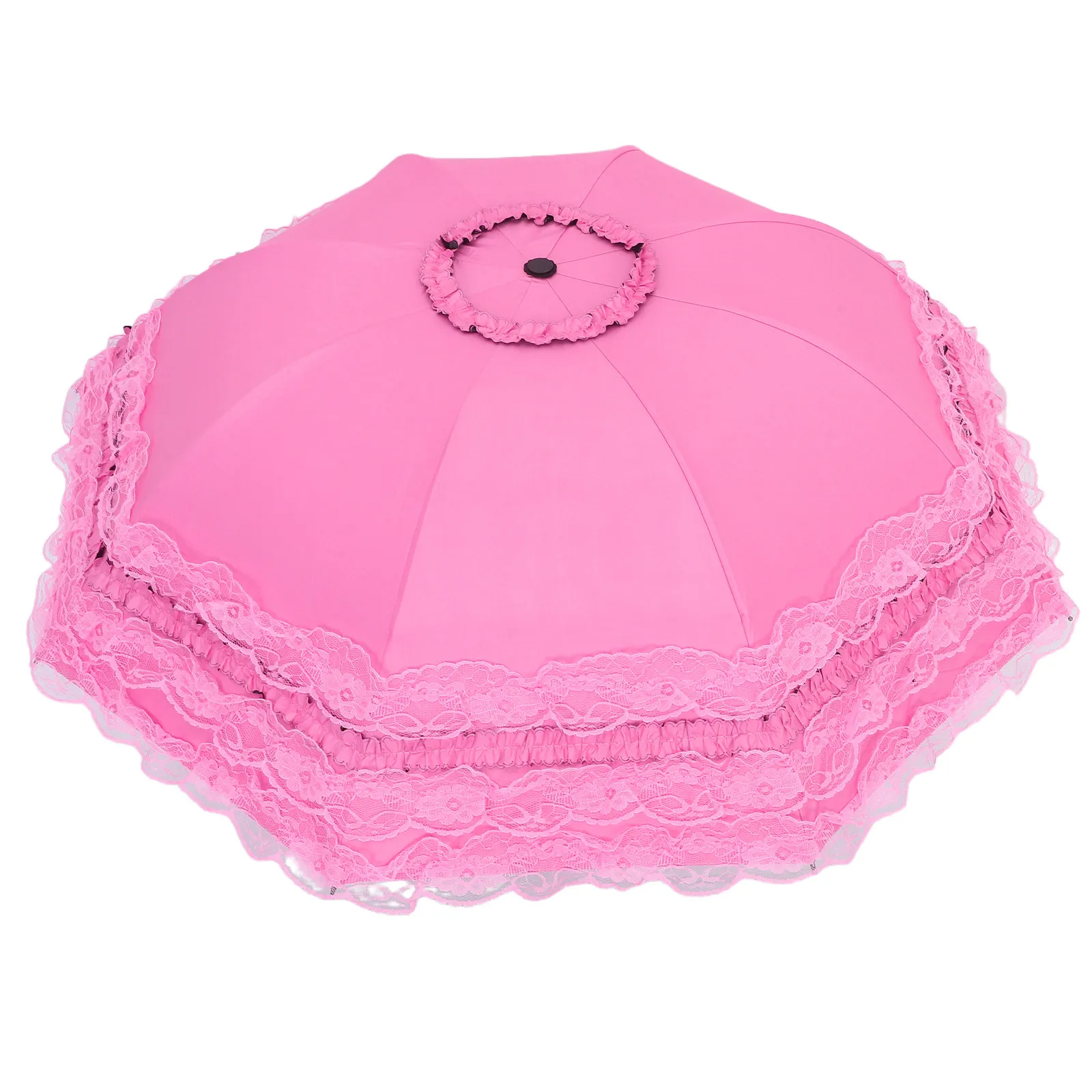 Women Folding Lace Sun Umbrella Elegant Floral Edge Portable Windproof Uv Protection Travel Parasol for Beach Weddings Garden
Women Folding Lace Sun Umbrella Elegant Floral Edge Portable Windproof Uv Protection Travel Parasol for Beach Weddings Garden