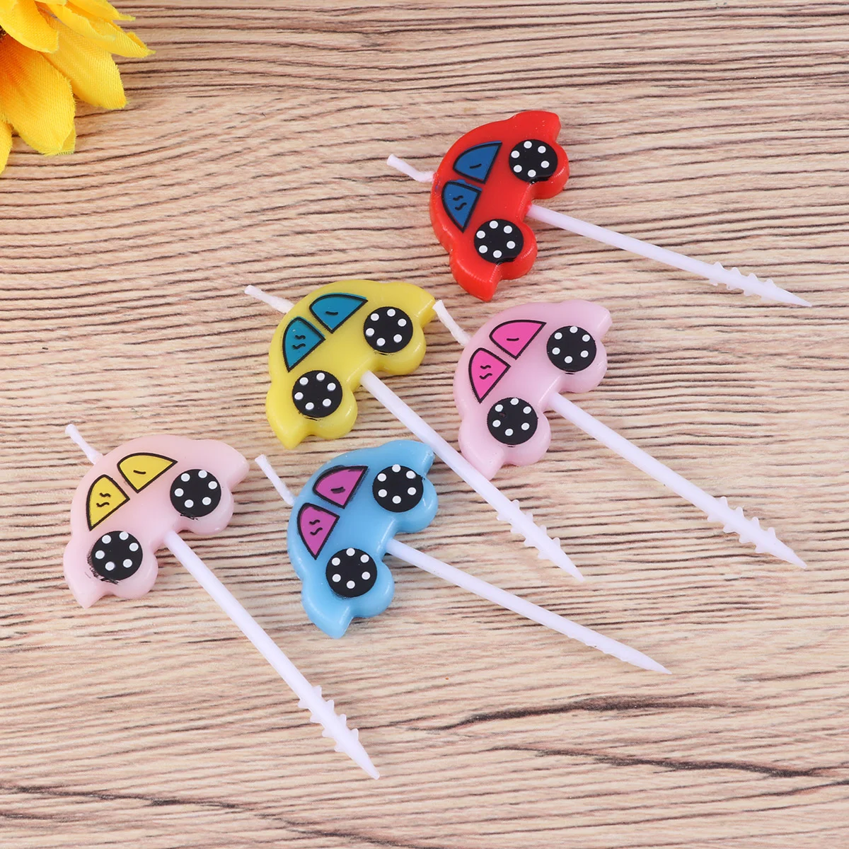 5 Pcs Flameless Candles for Cakes Cartoon Mini Insert Picks Decorating Supplies Toppers
5 Pcs Flameless Candles for Cakes Cartoon Mini Insert Picks Decorating Supplies Toppers