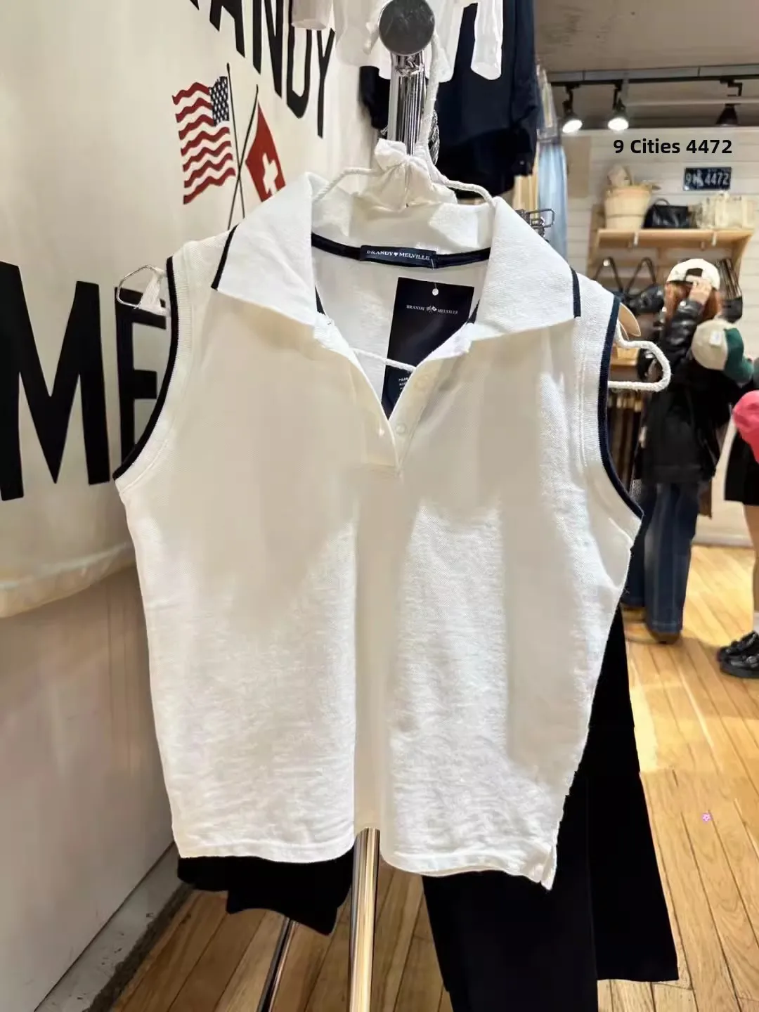 Brandy Girl New American Neck Sleeveless Vest Women's BM Turn-down Collar Slimming Hot Girl Top Ins Cotton Summer 2024
Brandy Girl New American Neck Sleeveless Vest Women's BM Turn-down Collar Slimming Hot Girl Top Ins Cotton Summer 2024
