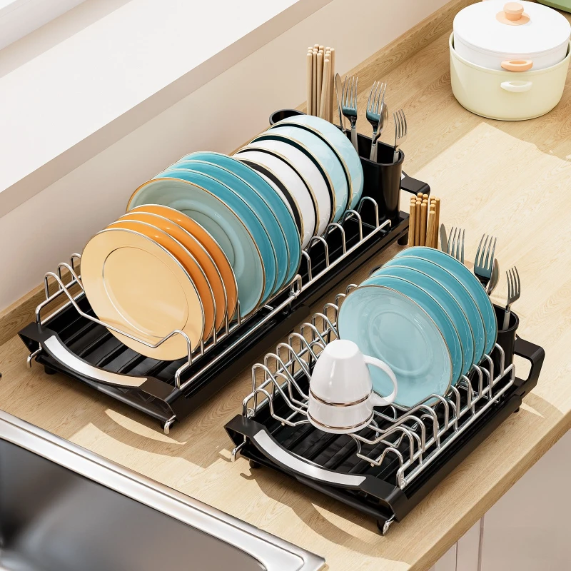 Retractable Dish Drain Rack Kitchen Knives and Forks Chopsticks Storage Shelf Sink Side Narrow Dish Rack
Retractable Dish Drain Rack Kitchen Knives and Forks Chopsticks Storage Shelf Sink Side Narrow Dish Rack