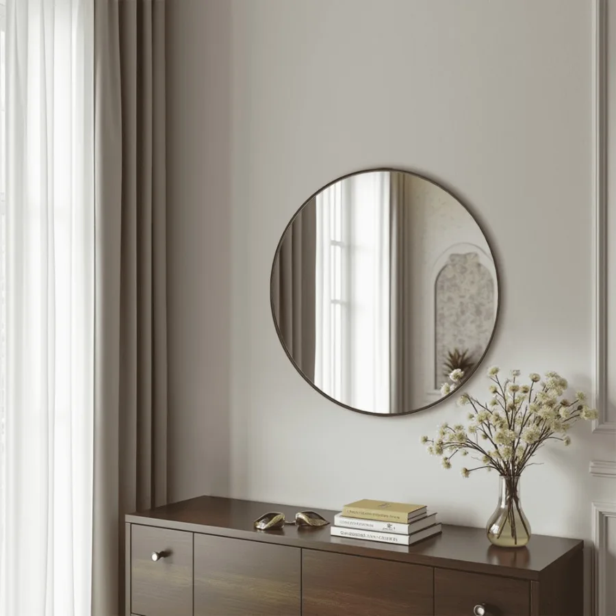20in Black Round Wall Mirror Bathroom Mirrors Circle Vanity Mirror
20in Black Round Wall Mirror Bathroom Mirrors Circle Vanity Mirror
