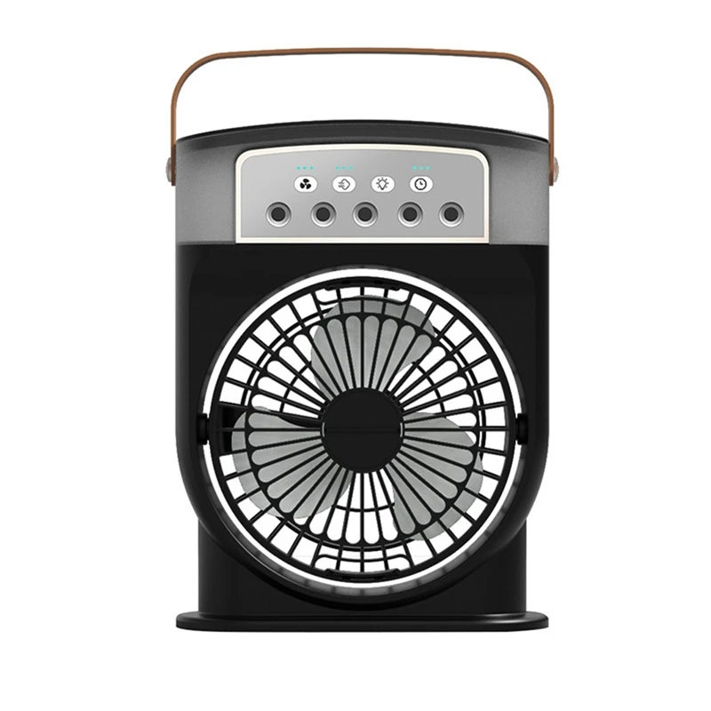 Air Conditioner Fan USB Personal Air Cooler Mini Humidifier Misting Fan With 7 Colors LED Lights Portable Fan
Air Conditioner Fan USB Personal Air Cooler Mini Humidifier Misting Fan With 7 Colors LED Lights Portable Fan