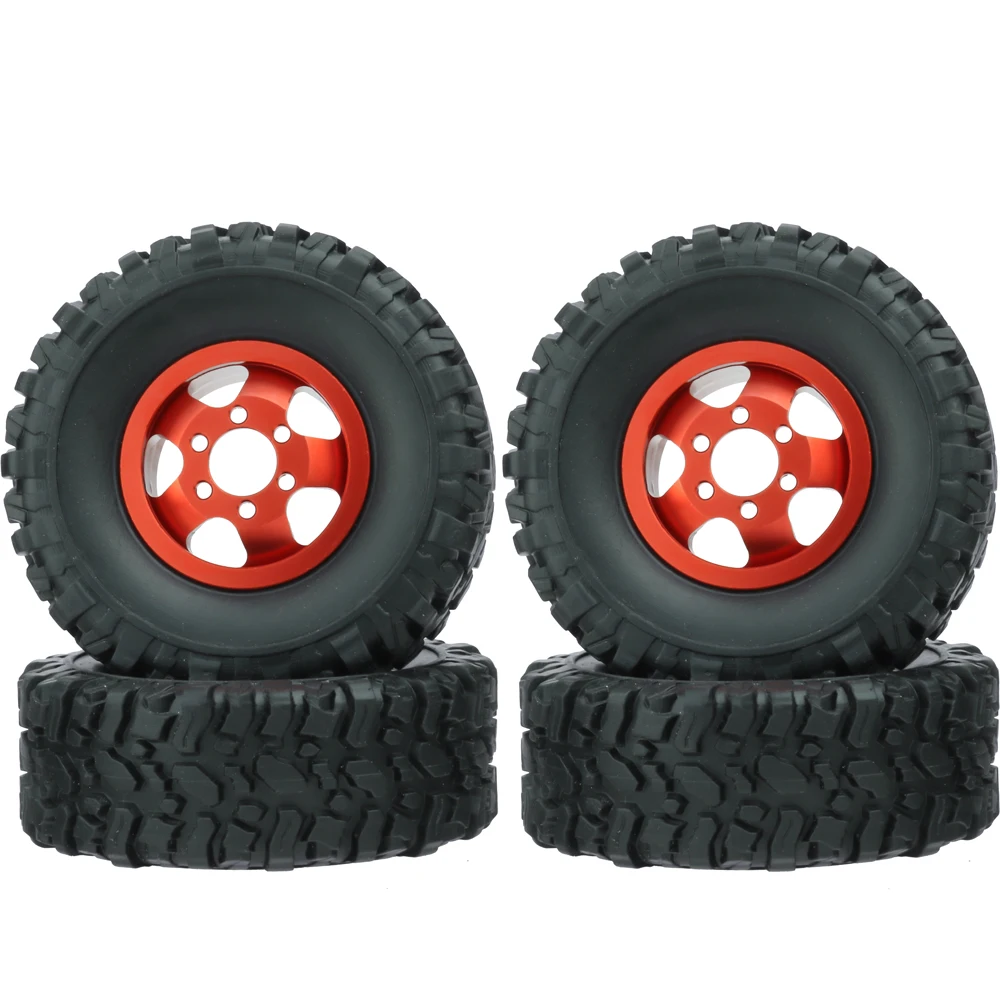 Plastic,Aluminum Alloy 1/16 Wheel Rims Tyre 6piece Durable Rc Wheel Rims Tyre For WPL C14 C24 B14 B24 B16 RC Car Part Black
Plastic,Aluminum Alloy 1/16 Wheel Rims Tyre 6piece Durable Rc Wheel Rims Tyre For WPL C14 C24 B14 B24 B16 RC Car Part Black