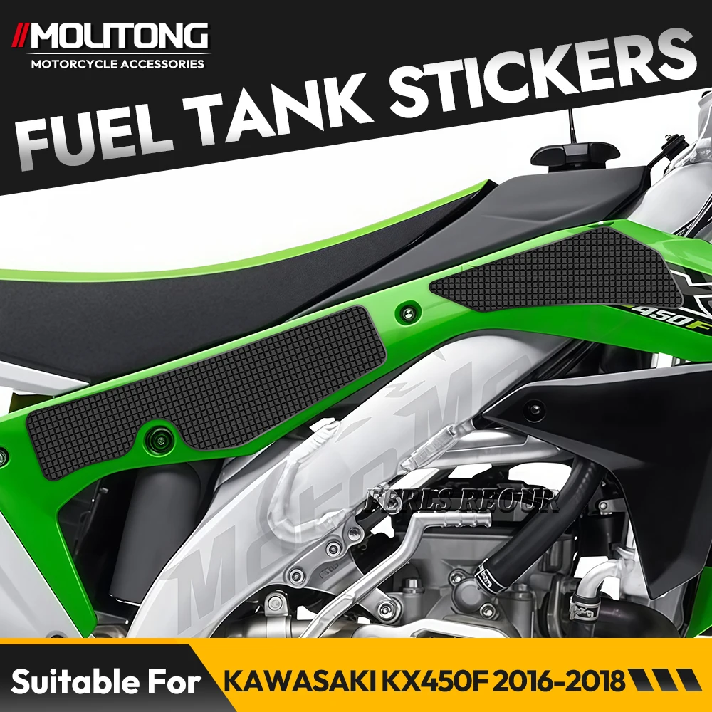 Fuel tank sticker for KAWASAKI KX450F 2016-2018, black, anti-slip fuel tank mat, motorcycle fuel tank protector,anti-scratch mat
Fuel tank sticker for KAWASAKI KX450F 2016-2018, black, anti-slip fuel tank mat, motorcycle fuel tank protector,anti-scratch mat