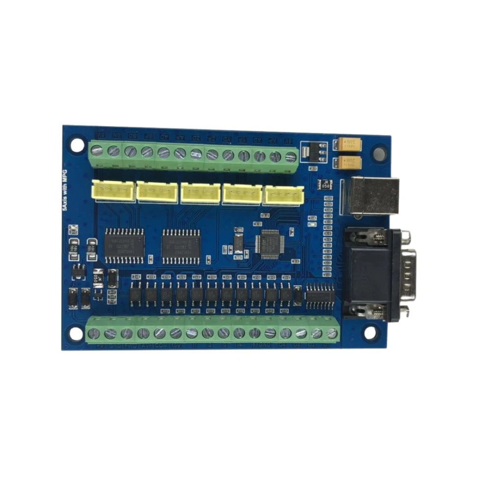 DC 12-24V 500MA CNC MACH3 USB 5 Axis 100KHz USB Smooth Stepper Motion Controller Card Breakout Board for CNC Engraving
DC 12-24V 500MA CNC MACH3 USB 5 Axis 100KHz USB Smooth Stepper Motion Controller Card Breakout Board for CNC Engraving