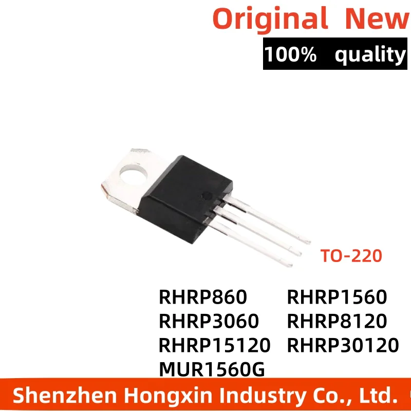 10 pieces of fast recovery diodes RHRP RHR 30120 860 8120 15120 1560 3060 MUR1560G TO220
10 pieces of fast recovery diodes RHRP RHR 30120 860 8120 15120 1560 3060 MUR1560G TO220
