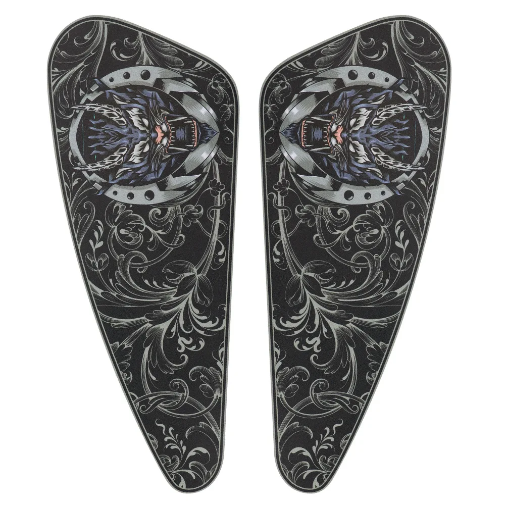 Waterproof Anti Scratch Grip Tank Pad 1Set Vintage Floral Skull Decals Motorcycle Scooter E-Bike Fuel Tank Protection Accessory
Waterproof Anti Scratch Grip Tank Pad 1Set Vintage Floral Skull Decals Motorcycle Scooter E-Bike Fuel Tank Protection Accessory