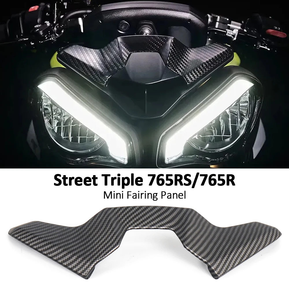 Motorcycle Accessories Mini Fairing Panel Cover For Street Triple 765R 765RS MOTO 2 2023 2024 2025 Carbon Fibre Black Flyscreen
Motorcycle Accessories Mini Fairing Panel Cover For Street Triple 765R 765RS MOTO 2 2023 2024 2025 Carbon Fibre Black Flyscreen
