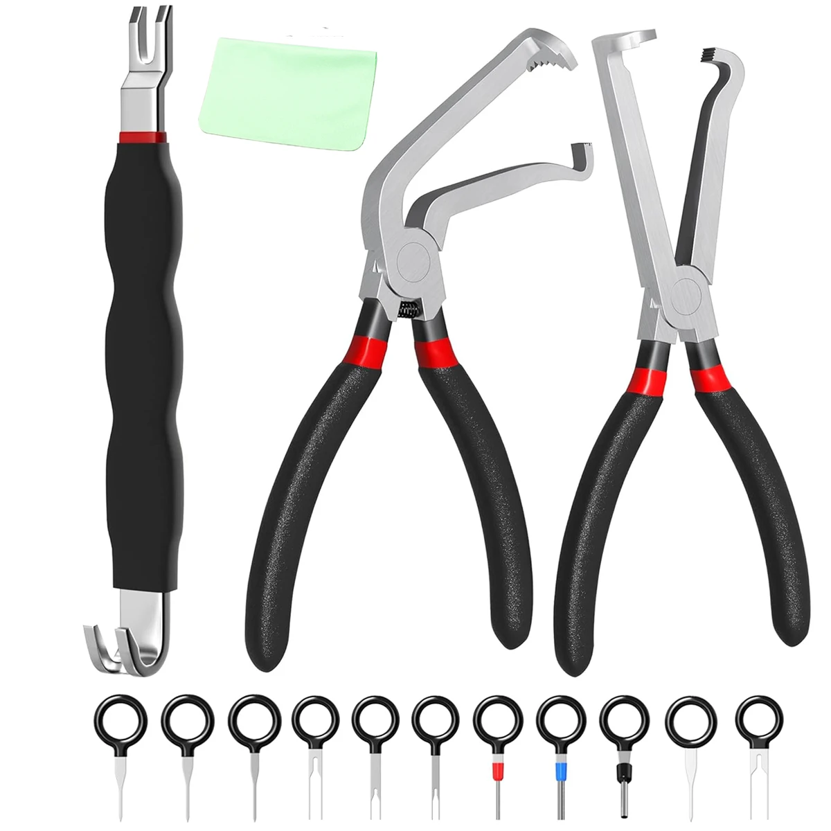 Щипцы для снятия разъединения автомобильных разъемов, комплект для снятия разъемов с 11-контактными инструментами для автомобиля, мотоцикла, грузовика
Щипцы для снятия разъединения автомобильных разъемов, комплект для снятия разъемов с 11-контактными инструментами для автомобиля, мотоцикла, грузовика