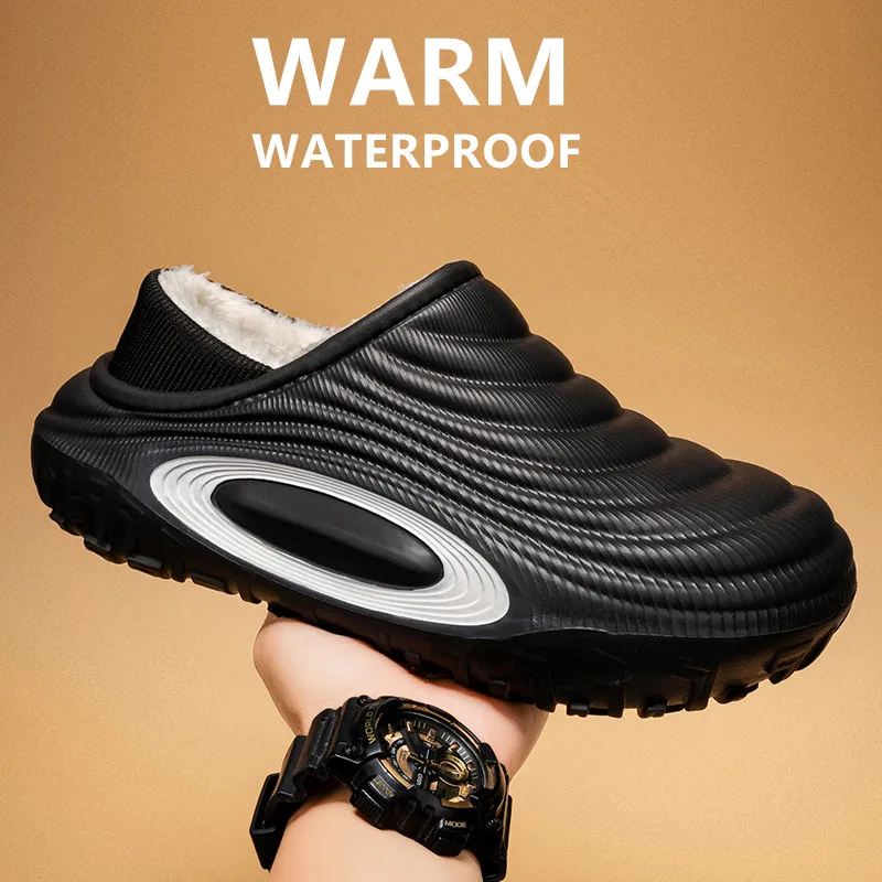 New Fashion Cotton Men's Slippers Winter Warm Plush Men Slippers Waterproof Couple Garden Shoes Indoor Outdoor Men's Warm Shoes
New Fashion Cotton Men's Slippers Winter Warm Plush Men Slippers Waterproof Couple Garden Shoes Indoor Outdoor Men's Warm Shoes