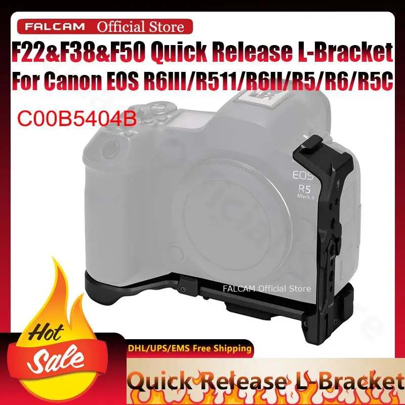Falcam Official F22&F38&F50 Quick Release L-Bracket For Canon EOS R6III/R5II/R6II/R5/R6/R5C Instant Horizontal/ Vertical Switch
Falcam Official F22&F38&F50 Quick Release L-Bracket For Canon EOS R6III/R5II/R6II/R5/R6/R5C Instant Horizontal/ Vertical Switch