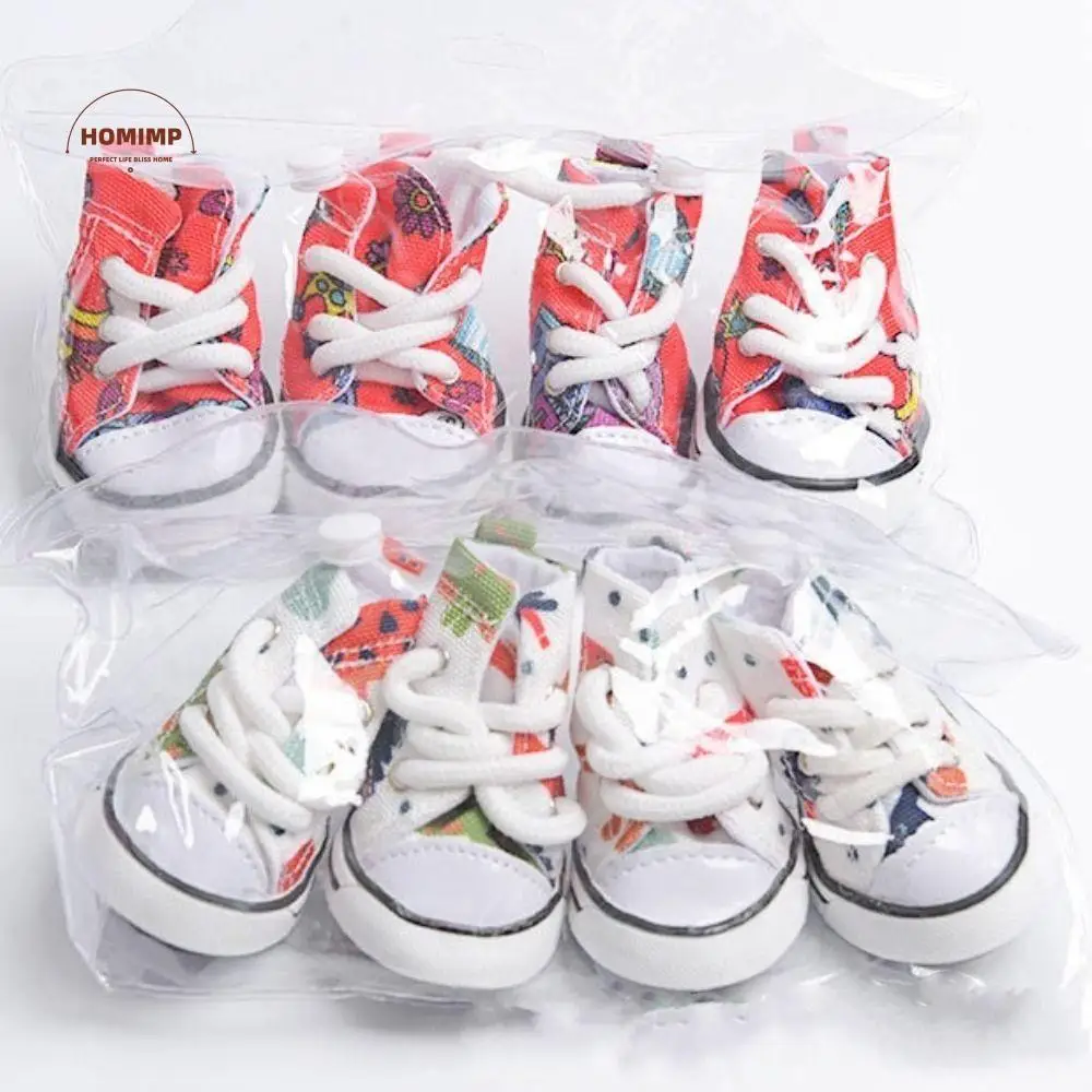 4Pcs Wear-resistant Dog Canvas Shoes Fashion Breathable Pet Denim Boots Non-slip Foot Protector Puppy Sport Sneaker
4Pcs Wear-resistant Dog Canvas Shoes Fashion Breathable Pet Denim Boots Non-slip Foot Protector Puppy Sport Sneaker