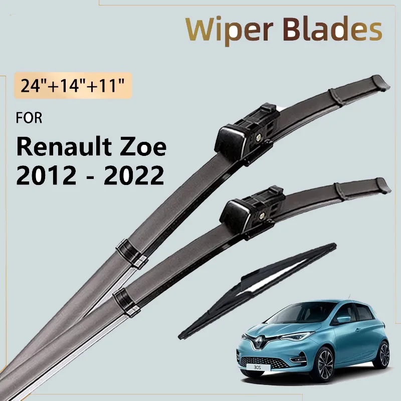 3x Front Rear Wiper Blades For Renault Zoe R110 Z.E. 2012 - 2022 2021 2020 2019 2018 2017 2016 2015 2014 2013 Car Window Brushes
3x Front Rear Wiper Blades For Renault Zoe R110 Z.E. 2012 - 2022 2021 2020 2019 2018 2017 2016 2015 2014 2013 Car Window Brushes