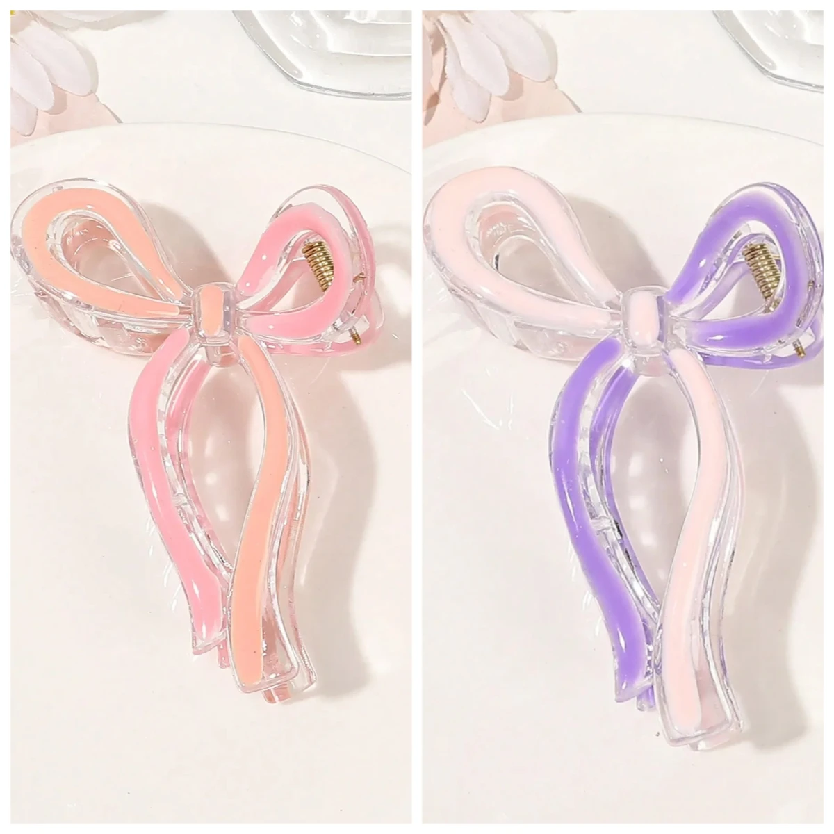 1Pc Fashion Lovely Bow Hair Claw Clip 4.3 Inch Large Non-Slip Strong Hold for Women's Thin/Thick/Curly Hair
1Pc Fashion Lovely Bow Hair Claw Clip 4.3 Inch Large Non-Slip Strong Hold for Women's Thin/Thick/Curly Hair