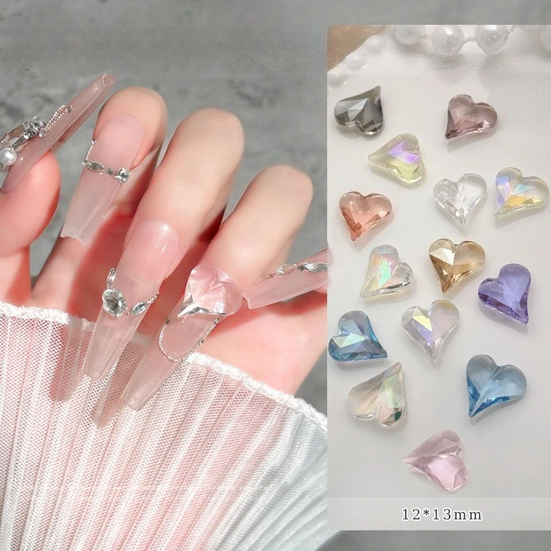 5pcs Colorful Love Heart Crystal Sparkle Drill Chic Nail Art Decorations Shiny Rhinestones Jewelry DIY Manicure Tool Accessories
5pcs Colorful Love Heart Crystal Sparkle Drill Chic Nail Art Decorations Shiny Rhinestones Jewelry DIY Manicure Tool Accessories