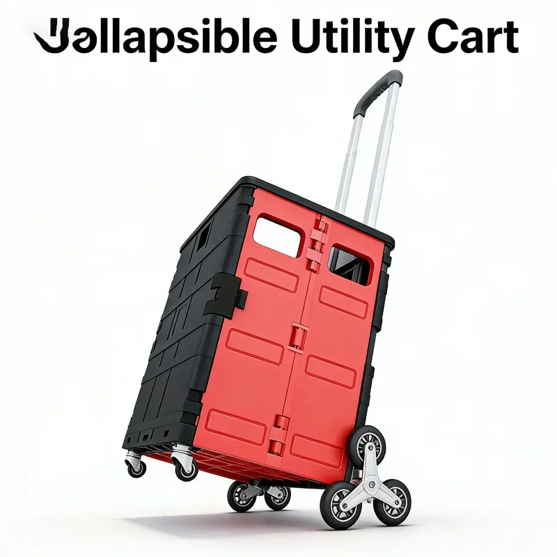 Red-Black 8-Wheel Foldable Trolley 75L Capacity with Lid Climb Stairs Flat Pull Portable Grocery Cart for Delivery And Grocerie
Red-Black 8-Wheel Foldable Trolley 75L Capacity with Lid Climb Stairs Flat Pull Portable Grocery Cart for Delivery And Grocerie