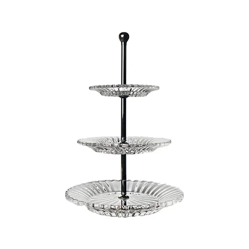 Three-layer cake snack rack, crystal French Thousand Nights restaurant, warm atmosphere, high-end gift tray rack
Three-layer cake snack rack, crystal French Thousand Nights restaurant, warm atmosphere, high-end gift tray rack