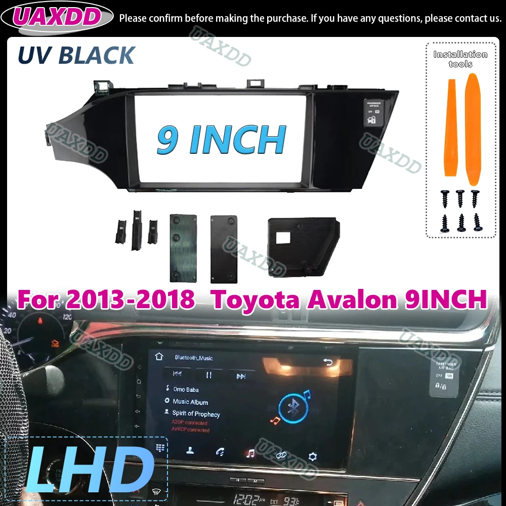 UAXDD для Toyota Avalon 2013-2018 9 дюймов UV ЧЕРНЫЙ 2 Din Автомобильная рама с левым рулем Комплект панели Центровая фасция видеокабель приборной панели
UAXDD для Toyota Avalon 2013-2018 9 дюймов UV ЧЕРНЫЙ 2 Din Автомобильная рама с левым рулем Комплект панели Центровая фасция видеокабель приборной панели