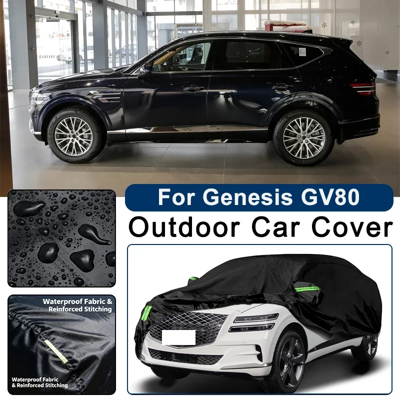 Outdoor Car Cover Waterproof Dustproof UV Sun Protection, Full Car Protector Exterior Accessories For Genesis GV80 JX1
Outdoor Car Cover Waterproof Dustproof UV Sun Protection, Full Car Protector Exterior Accessories For Genesis GV80 JX1
