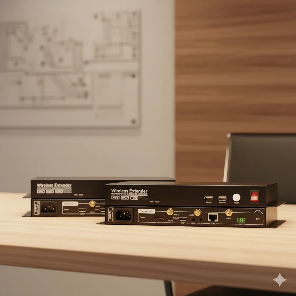 200m 4K Wireless HDMI Extender Kit KVM HDMI Video Transmitter and Receiver for Camera Laptop PC HDTV
200m 4K Wireless HDMI Extender Kit KVM HDMI Video Transmitter and Receiver for Camera Laptop PC HDTV