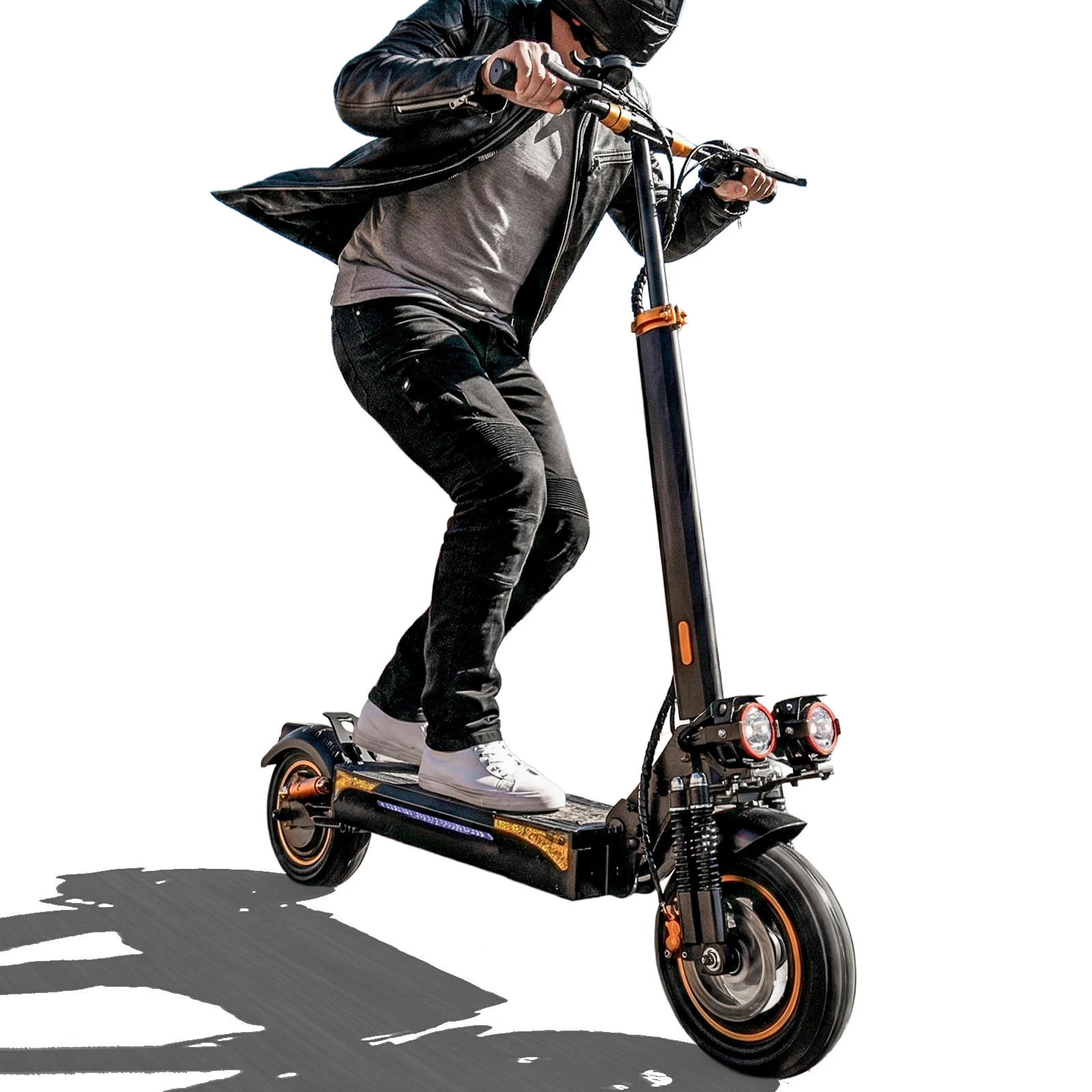 Off-Road Electric Scooter, 1200W Motor, 31 Miles Range, 31 MPH, 11' All-Terrain Tire Double Suspension Side Light Disc Brakes for Adults
Off-Road Electric Scooter, 1200W Motor, 31 Miles Range, 31 MPH, 11' All-Terrain Tire Double Suspension Side Light Disc Brakes for Adults
