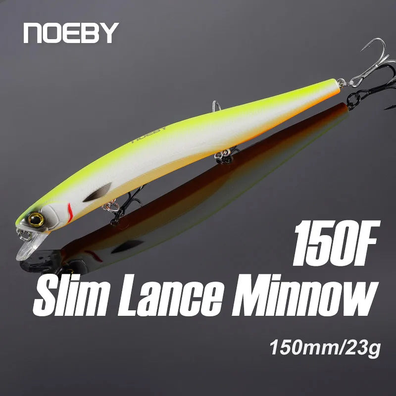 Noeby Fishing Lures Slim Minnow 150mm 23g Artificial Hard Bait Wobblers Peche Leurre Floating for Bass Pike Fishing Lures
Noeby Fishing Lures Slim Minnow 150mm 23g Artificial Hard Bait Wobblers Peche Leurre Floating for Bass Pike Fishing Lures