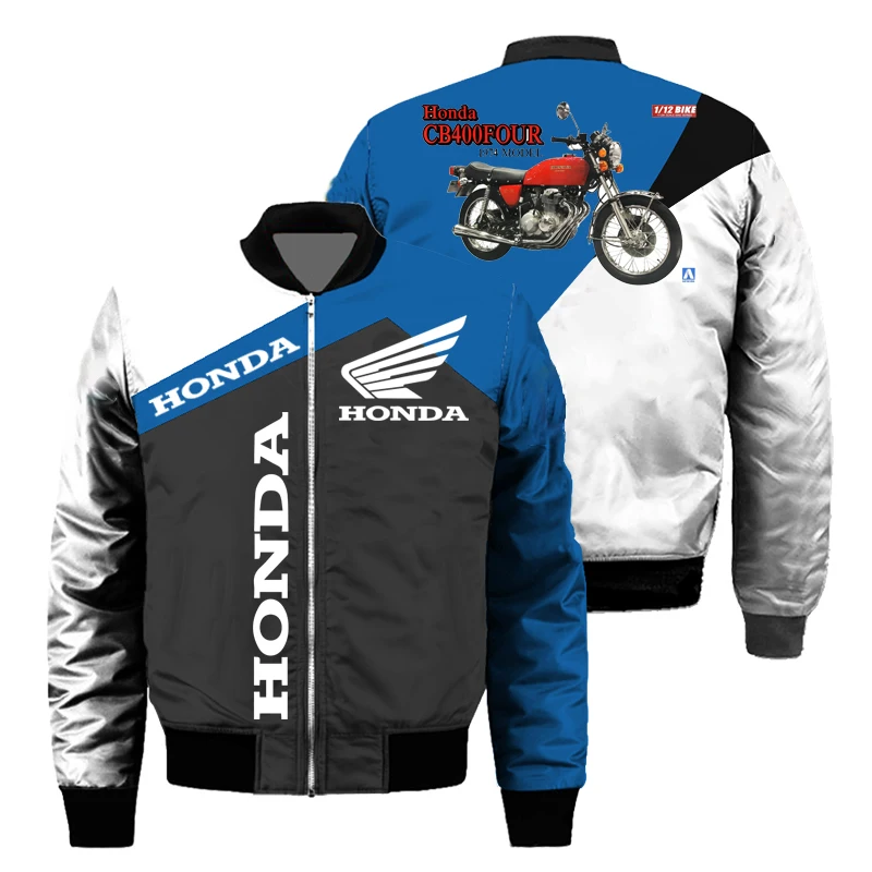 Honda Logo Men's Thickened Jacket, Motorcycle Windproof Jacket, Honda Logo Harajuku Casual Wear, Winter Cold-Proof Jacket
Honda Logo Men's Thickened Jacket, Motorcycle Windproof Jacket, Honda Logo Harajuku Casual Wear, Winter Cold-Proof Jacket