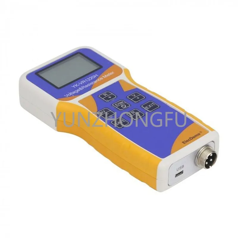 YK-VR1220H Lithium Battery Meter Tester Voltage & Resistance Meter w/ Clips For Battery Pack 18650
YK-VR1220H Lithium Battery Meter Tester Voltage & Resistance Meter w/ Clips For Battery Pack 18650