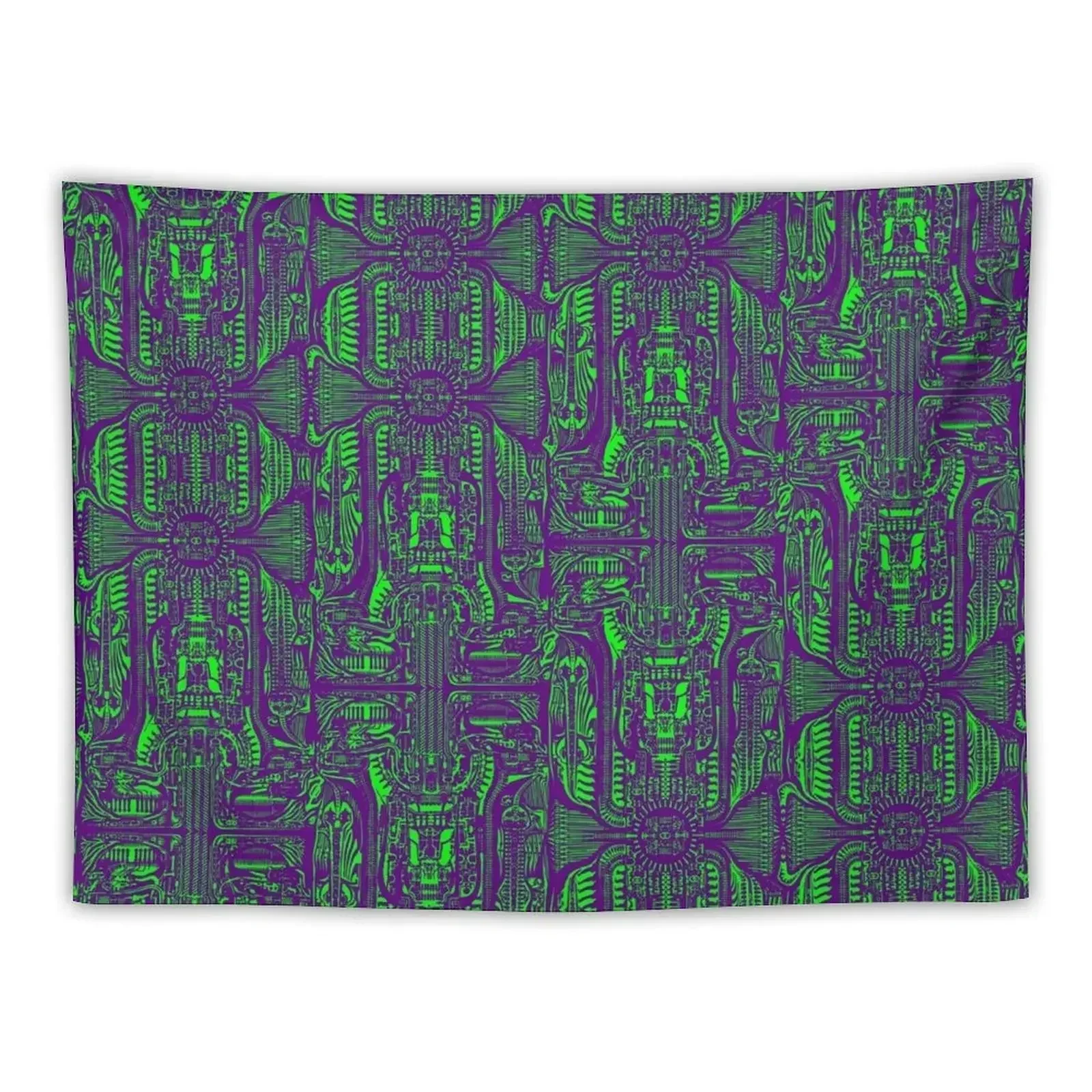 Purple & Green Giger Biomech Pattern Tapestry Mushroom Wall Decor Hanging Home Supplies Tapestry
Purple & Green Giger Biomech Pattern Tapestry Mushroom Wall Decor Hanging Home Supplies Tapestry