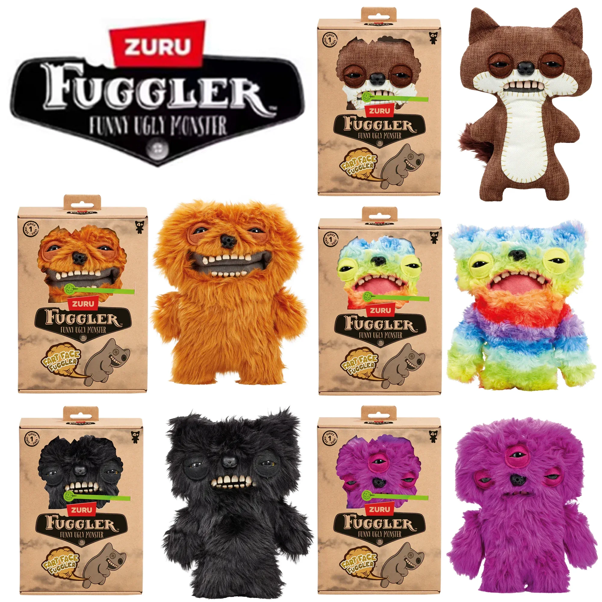 Original Fuggler Plush Doll Funny Ugly Monster Fart Face Series Wide Eyed Weirdo Suspicious Fox Stuffed Fugg Soft Peluche Toys
Original Fuggler Plush Doll Funny Ugly Monster Fart Face Series Wide Eyed Weirdo Suspicious Fox Stuffed Fugg Soft Peluche Toys