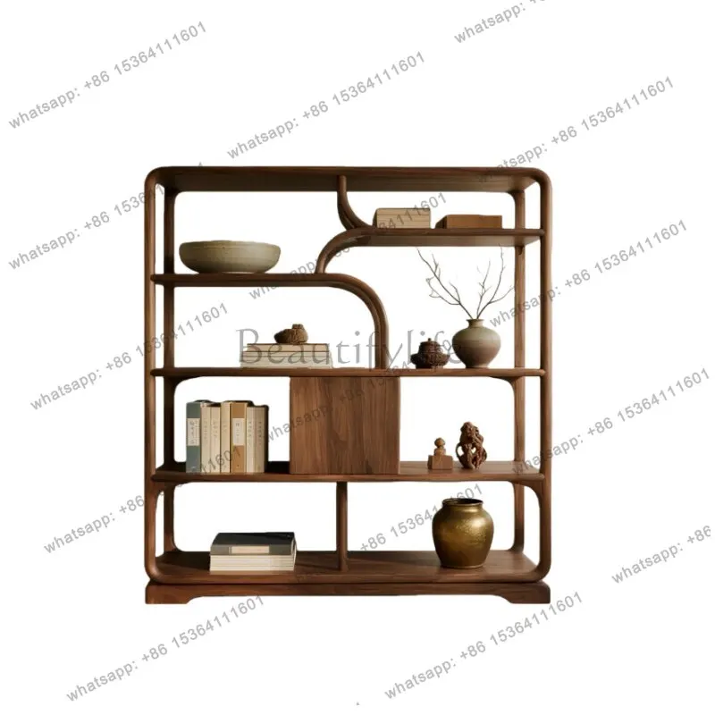 8New Chinese black walnut bogu frame solid wood Duobao Pavilion study storage rack display cabinet
8New Chinese black walnut bogu frame solid wood Duobao Pavilion study storage rack display cabinet