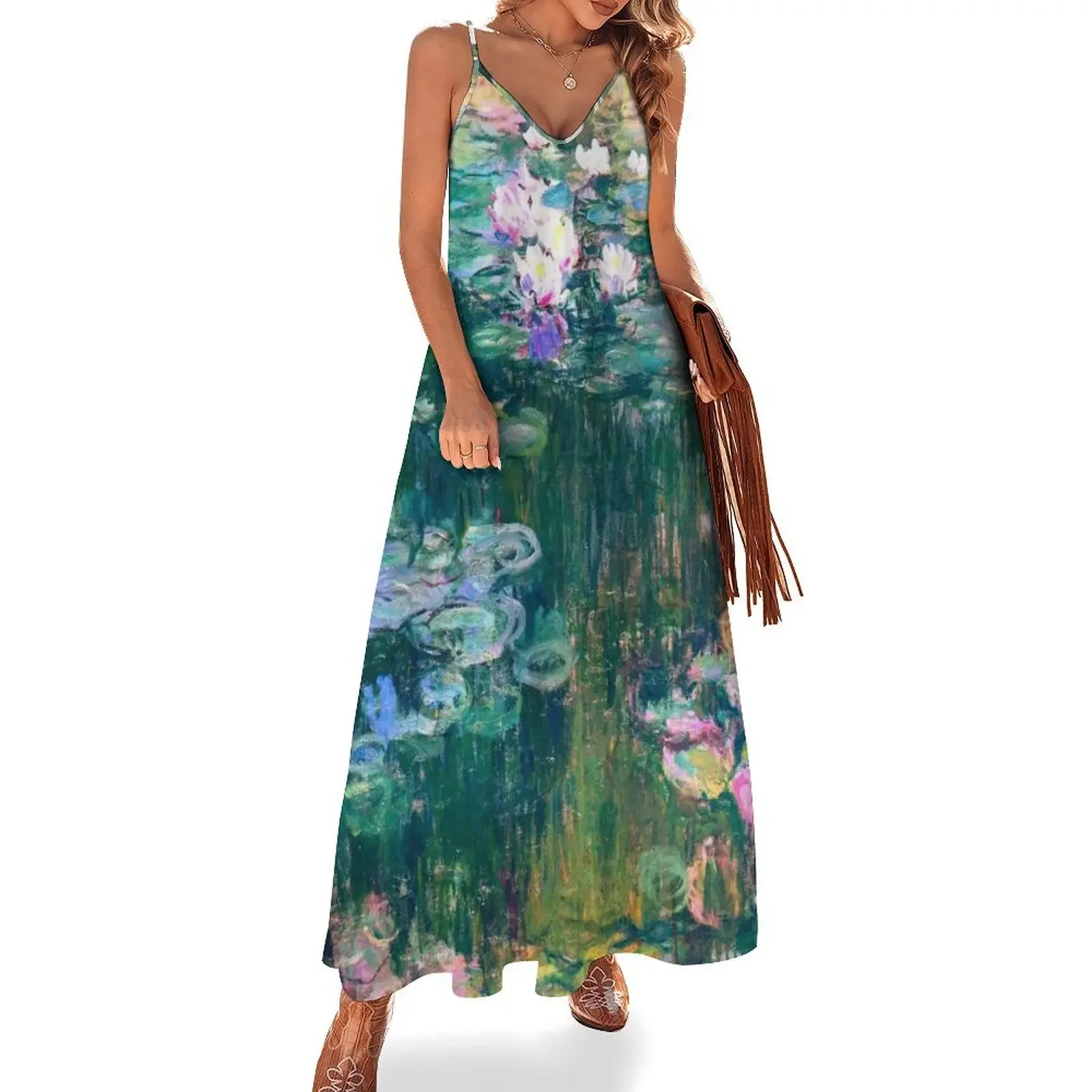 Water Lilies monet Sleeveless Dress Women long dress dress summer Clothing prom dresses
Water Lilies monet Sleeveless Dress Women long dress dress summer Clothing prom dresses